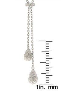Maddy Emerson Couture 'Raindrop' 1/8ct TDW Diamond Necklace