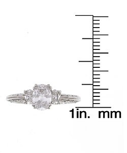 Tacori Platinum CZ and 1/2ct TDW Diamond Wedding Ring (G, VS)