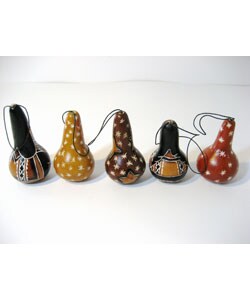 Peruvian Ornaments Gourd Christmas Nativity Set (Peru)