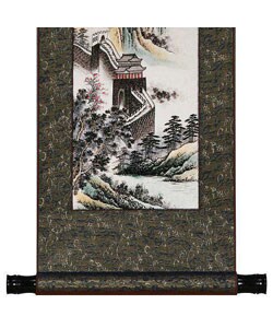 Great Wall Of China Art Wall Scroll Painting
