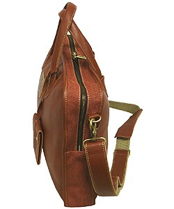 Amerileather Slim Leather Commuter Briefcase