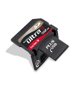 SanDisk 512MB Ultra II SD Card Plus USB w/ Free Case