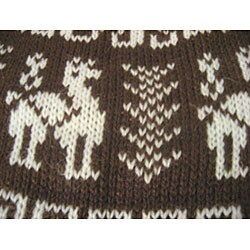 Alpaca Wool Blend Chullo Earflap Hat (Peru)