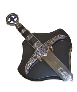 Robin Hood King of the Forest Sword with Plaque