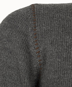 Dolce & Gabbana Grey Knit Wool Turtleneck Sweater