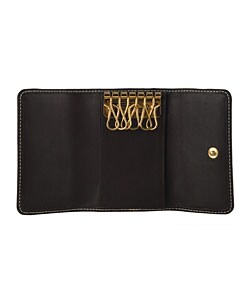 Celine Ivory Logo Key Holder