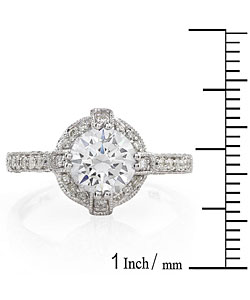 14k White Gold 7/8ct TDW Diamond Ring