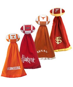 NCAA College Team Logo Snuggleball & Security Blanket