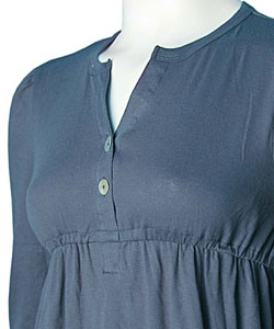Derek Heart Women's Empire Waist Baby Doll Top