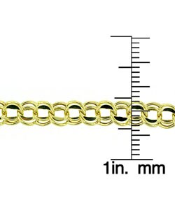 14k Yellow Gold Charm Bracelet