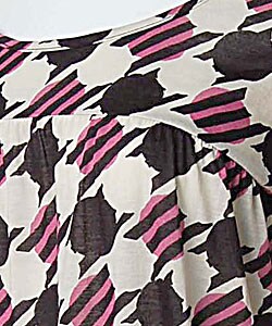 Lucca Ladies Juniors Empire Waist 3/4-sleeve Dress