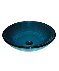 Caesar Dacia Tempered Glass Vessel Sink