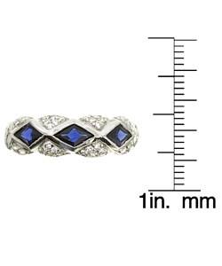 Tacori Platinum Sapphire and Diamond Ring