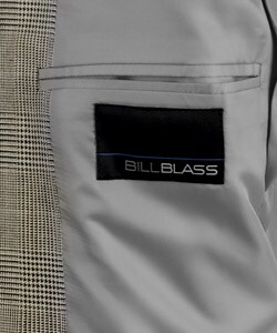 Bill Blass Men's Black/ Tan Glen Plaid Sportcoat