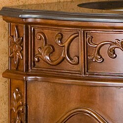 Sedgefield Walnut Corner Bathroom Vanity