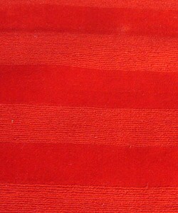 Indian Hand-tufted Red Rug (5' x 7')