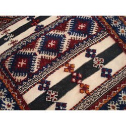 Tetouan Wool Area Rug 6'7 x 3'3 (Morocco)