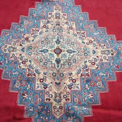 Persian Sarouk Hand-knotted Red Rug (11'2 x 17'6)