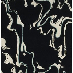 Hand-tufted Current Wool Rug (8' x 11')