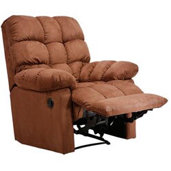 Wall Hugger Dark Brown Microfiber Recliner Chair