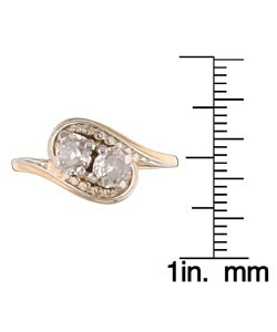 14k Yellow Gold Old Mine 7/8ct TDW Diamond Ring (L, I2)