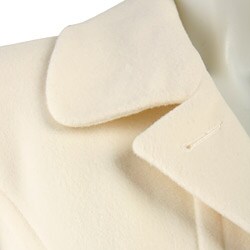 Anne Klein Single-breasted Notch Collar Walker Coat