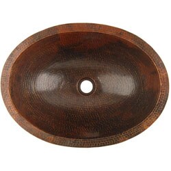 Fontaine Oval Copper Undermount Sink