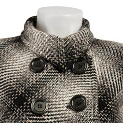 MICHAEL Michael Kors Women's Plaid Babydoll Jacket