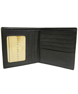 Geoffrey Beene Men's Hipfold Leather Passcase Wallet