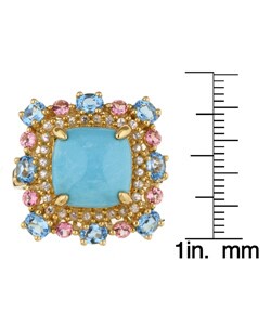 Encore by Le Vian 14k Yellow Gold Turquoise Ring