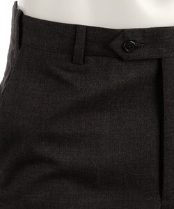 Pierre Cardin Expander Charcoal Grey Plain Trousers
