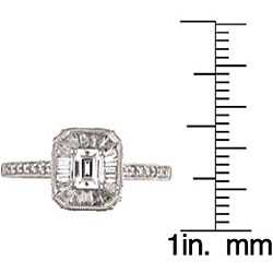 14k Gold 7/8ct TDW Diamond Engagement Ring (H-I, VS-I1)