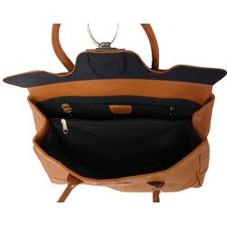 Amerileather 'Verona' Leather Satchel