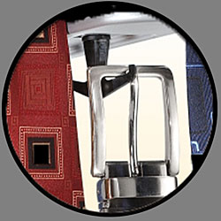 Rotating Tie Rack with Battery-powered Light