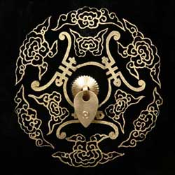 Black Lacquer Chinese Medicine/ Storage Cabinet
