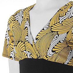 Adi Designs S Max Collection Women's V-neck Top