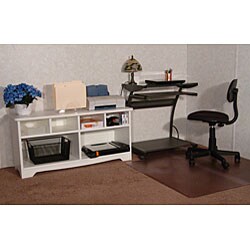 White Upper Cubby Bench