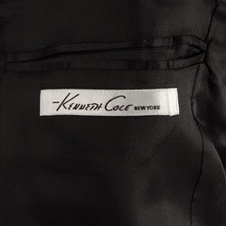 Kenneth Cole Creme Label Men's Black Pinstripe Suit