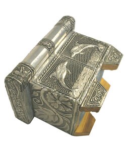 Dolphin and Elephant Embossed Jewelry Box (India)