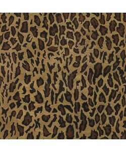 Hand-tufted Safari Leopard Wool Rug (8' Round)