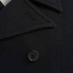 MICHAEL Michael Kors Men's Wool Blend 8-button Peacoat