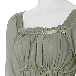 Everyday Women's Shimmering Empire Waist Top