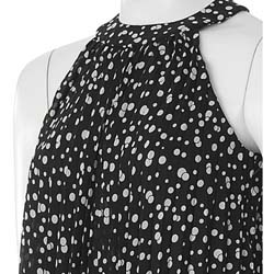Sangria Women's Dot Print Sleeveless Fashion Dress