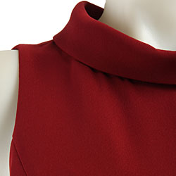 Ellen Tracy Women's Belted Sleeveless Sheath Dress