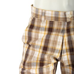 Marx & Dutch Men's Slash Pocket Plaid Short