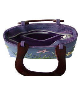 Embroidered Flower Silk Handbag (Vietnam)