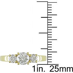 14k Gold 3/4ct TDW Diamond Engagement Ring (H-I-J, I1-I2)