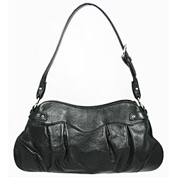 Ferragamo Black Leather Shoulder Bag