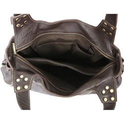 Amerileather Drawstring Leather Bag