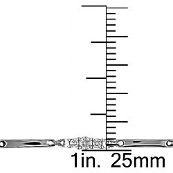 10k White Gold 1ct TDW Diamond Bracelet (I-J, I2-I3)